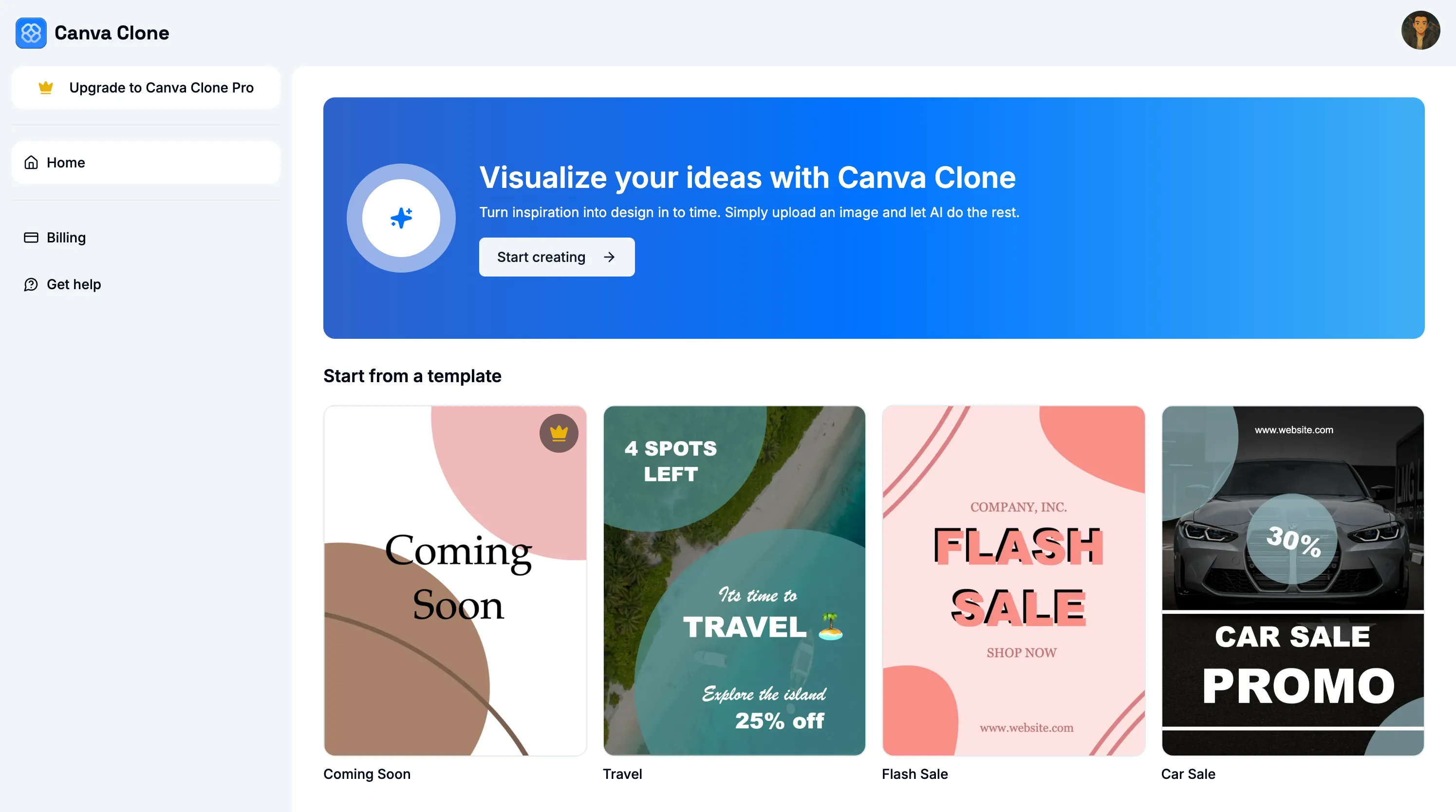 Canva Clone